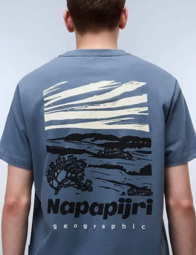 Napapijri Vignoni Back Logo T-Shirt | Stormy Weather