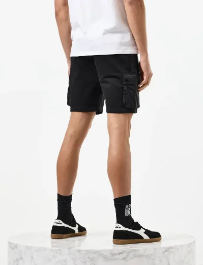 Weekend Offender Pink Sands Sweat Shorts | Black