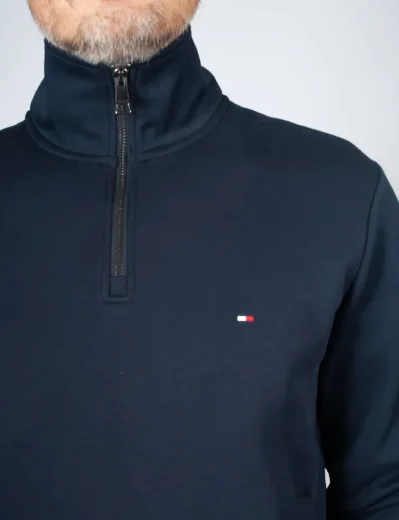 Tommy Hilfiger Essential Intechno Quarter Zip Sweater | Desert Sky