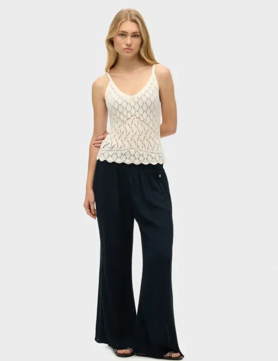 Superdry Womens Beach Pant | Navy