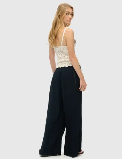 Superdry Womens Beach Pant | Navy