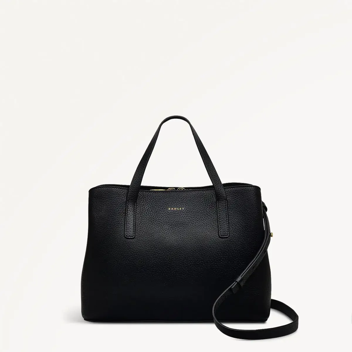 Radley Dukes Place Medium Zip-Top Grab Bag / Black