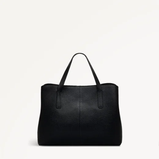 Radley Dukes Place Medium Zip-Top Grab Bag / Black