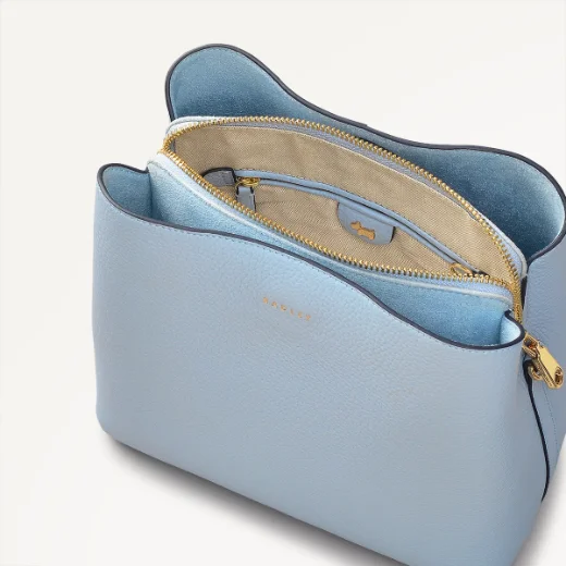 Radley Dukes Place Medium Compartment Cross Body / Smoke Blue