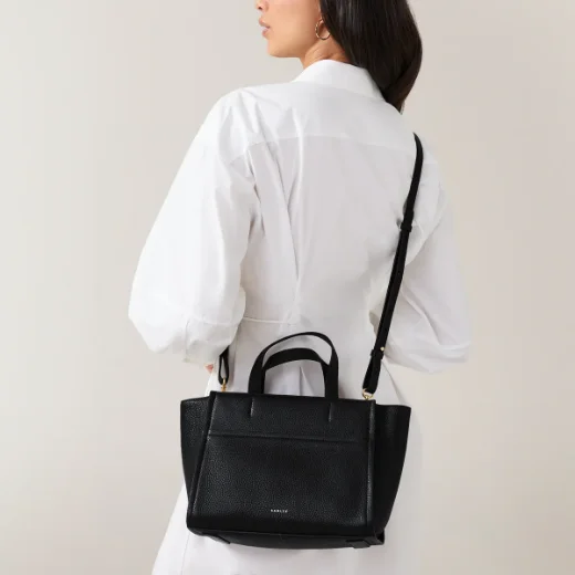 Radley Oak Street Medium Ziptop Grab Bag | Black