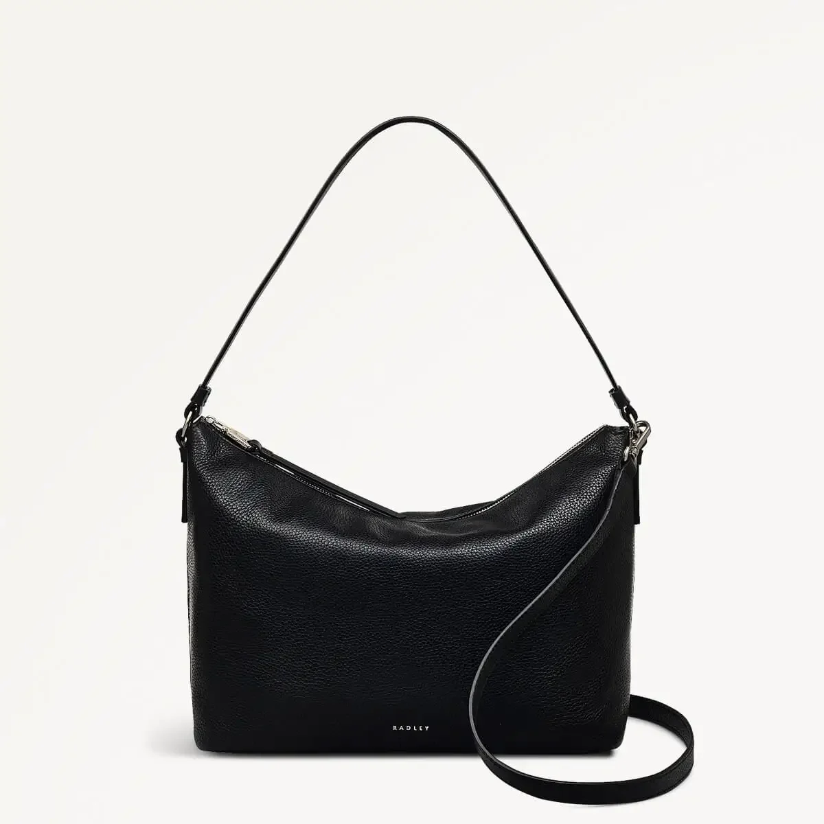 Radley Bella Medium Ziptop Shoulder Bag / Black