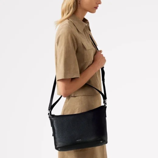 Radley Bella Medium Ziptop Shoulder Bag / Black