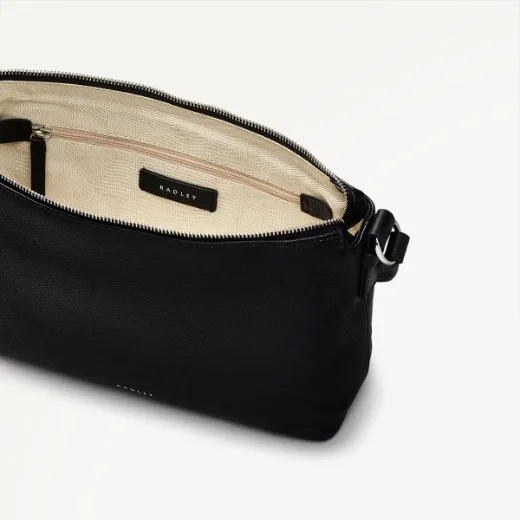 Radley Bella Small Ziptop Crossbody / Black