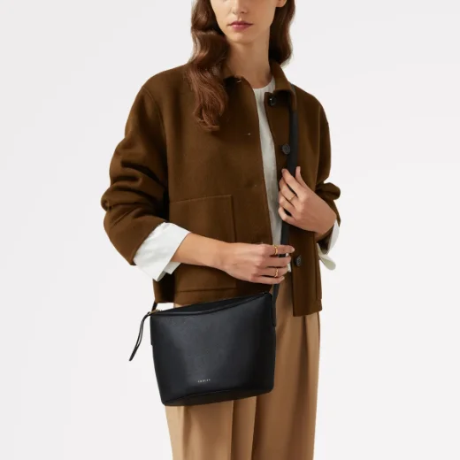 Radley The Kensal Small Ziptop Crossbody / Black