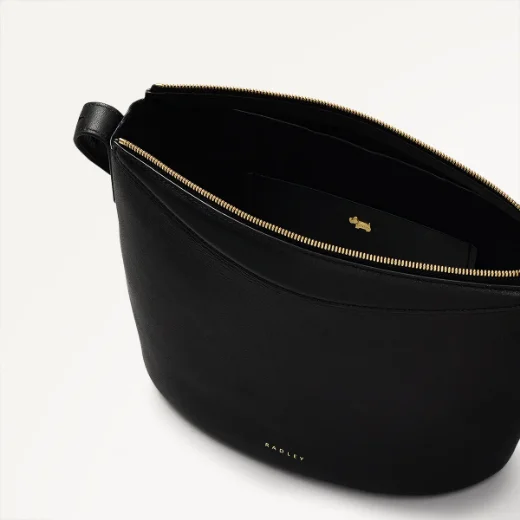 Radley The Kensal Small Ziptop Crossbody / Black