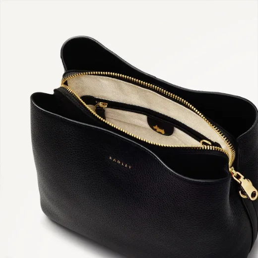 Radley Dukes Place Medium Compartment Cross Body / Black