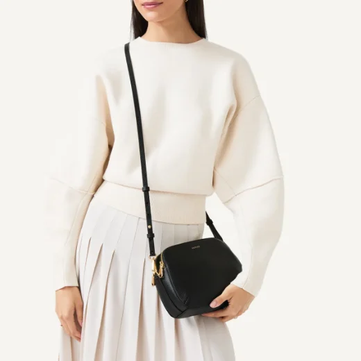 Radley Dukes Place Medium Zip-top Crossbody / Black