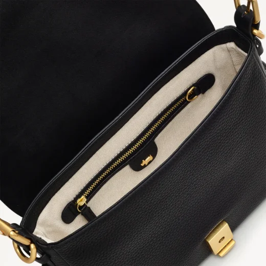 Radley Grafton Street Small Flapover Cross Body / Black