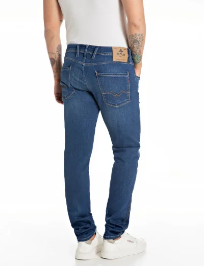 Replay Anbass Slim Fit Jean | Mid Blue 
