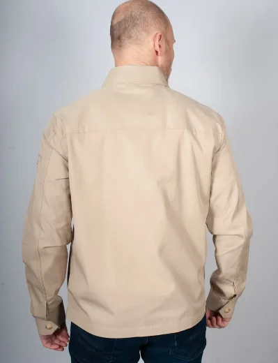 Tommy Hilfiger Cotton Nylon Shirt Jacket / Sandalwood