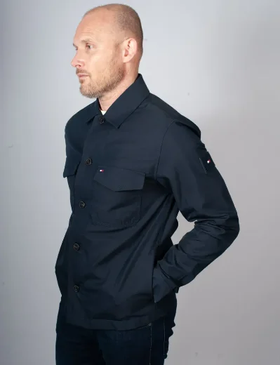 Tommy Hilfiger Cotton Nylon Shirt Jacket / Desert Sky