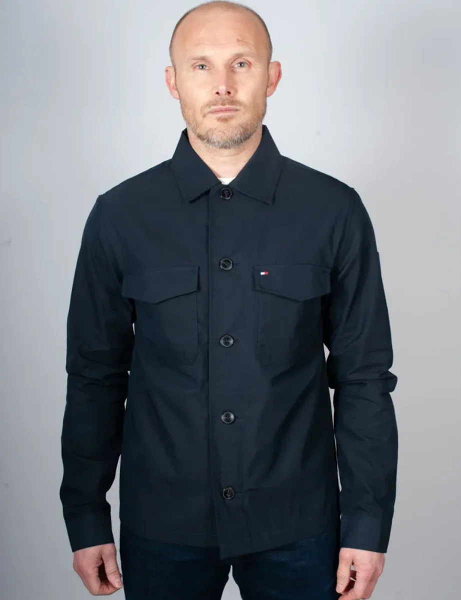 Tommy Hilfiger Cotton Nylon Shirt Jacket / Desert Sky