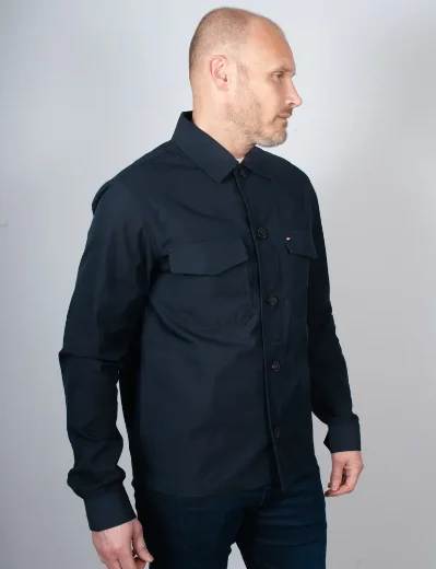 Tommy Hilfiger Cotton Nylon Shirt Jacket / Desert Sky