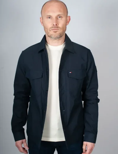 Tommy Hilfiger Cotton Nylon Shirt Jacket / Desert Sky