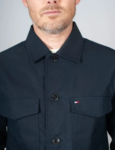 Tommy Hilfiger Cotton Nylon Shirt Jacket / Desert Sky
