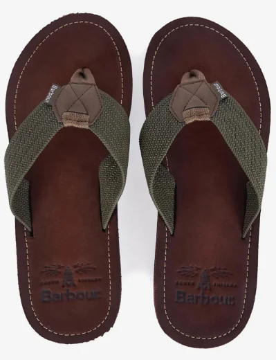 Barbour Toeman Beach Sandal | Olive