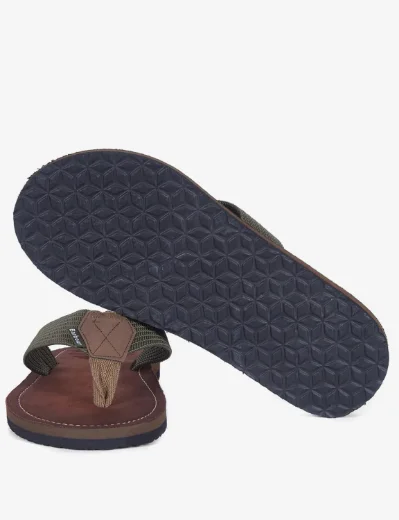 Barbour Toeman Beach Sandal | Olive