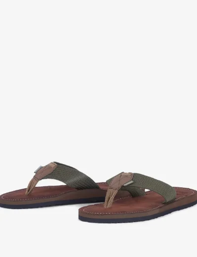 Barbour Toeman Beach Sandal | Olive