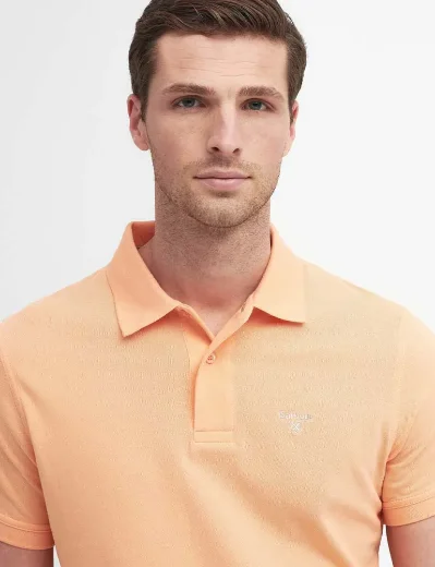 Barbour Lightweight Sport Polo Shirt | Coral Sands