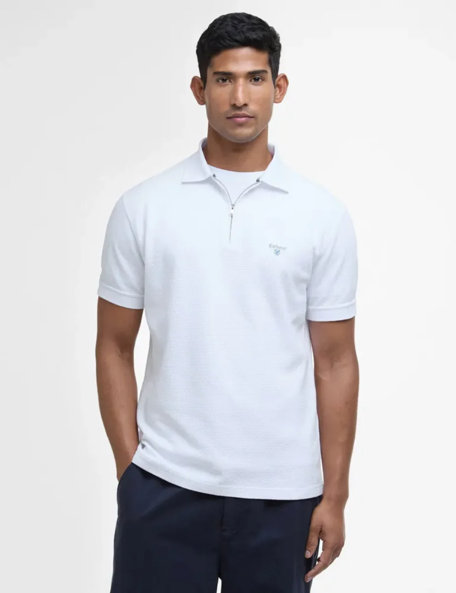 Barbour Hingham Polo Shirt | White