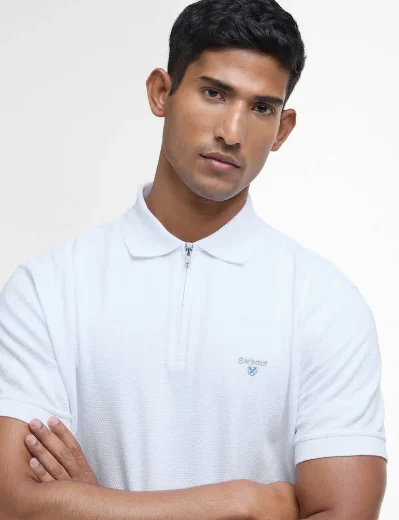 Barbour Hingham Polo Shirt | White