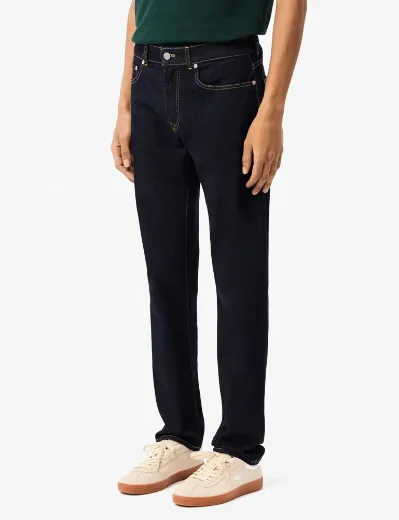 Lacoste Men's Slim Fit Indigo Jeans | Rinse