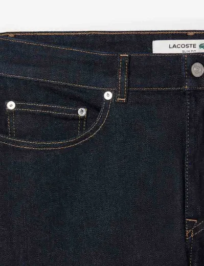 Lacoste Men's Slim Fit Indigo Jeans | Rinse