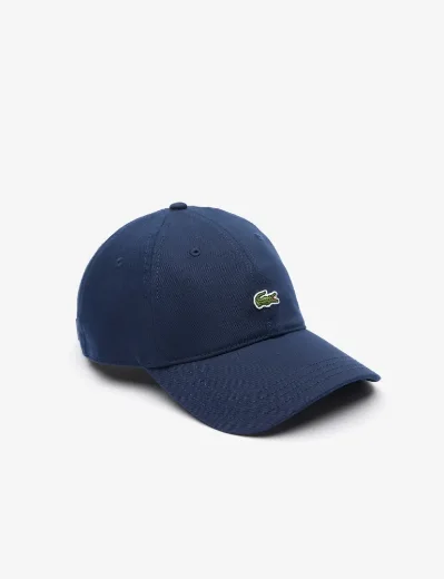 Lacoste Cotton Twill Logo Cap | Midnight Blue