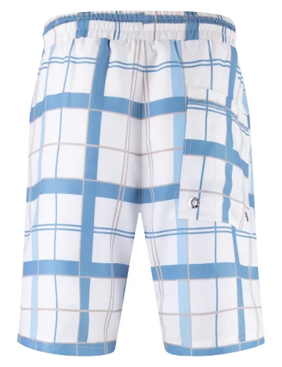 Luke 1977 Chesters Swim Shorts | White/Blue