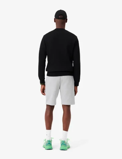 Lacoste Men's Regular Fit Fleece Shorts | Light Grey Marl