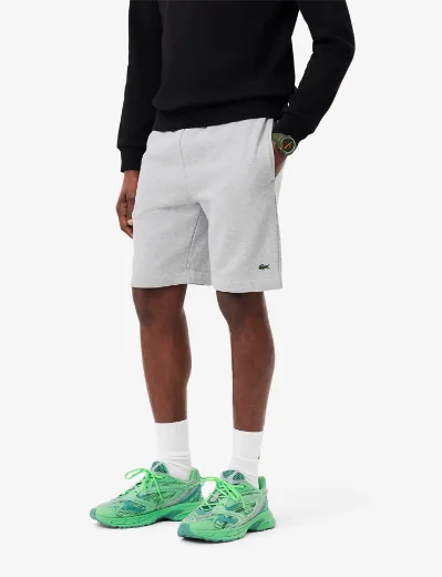 Lacoste Men's Regular Fit Fleece Shorts | Light Grey Marl