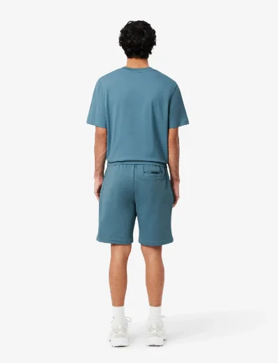 Lacoste Men's Regular Fit Fleece Shorts | Blue