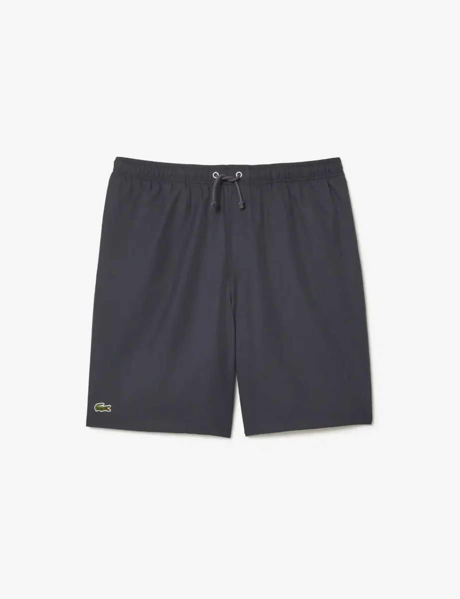 Lacoste Lightweight Diamond Taffeta Shorts | Dark Grey