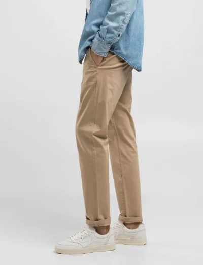 Replay Damian Twill Chino Trouser | Sand