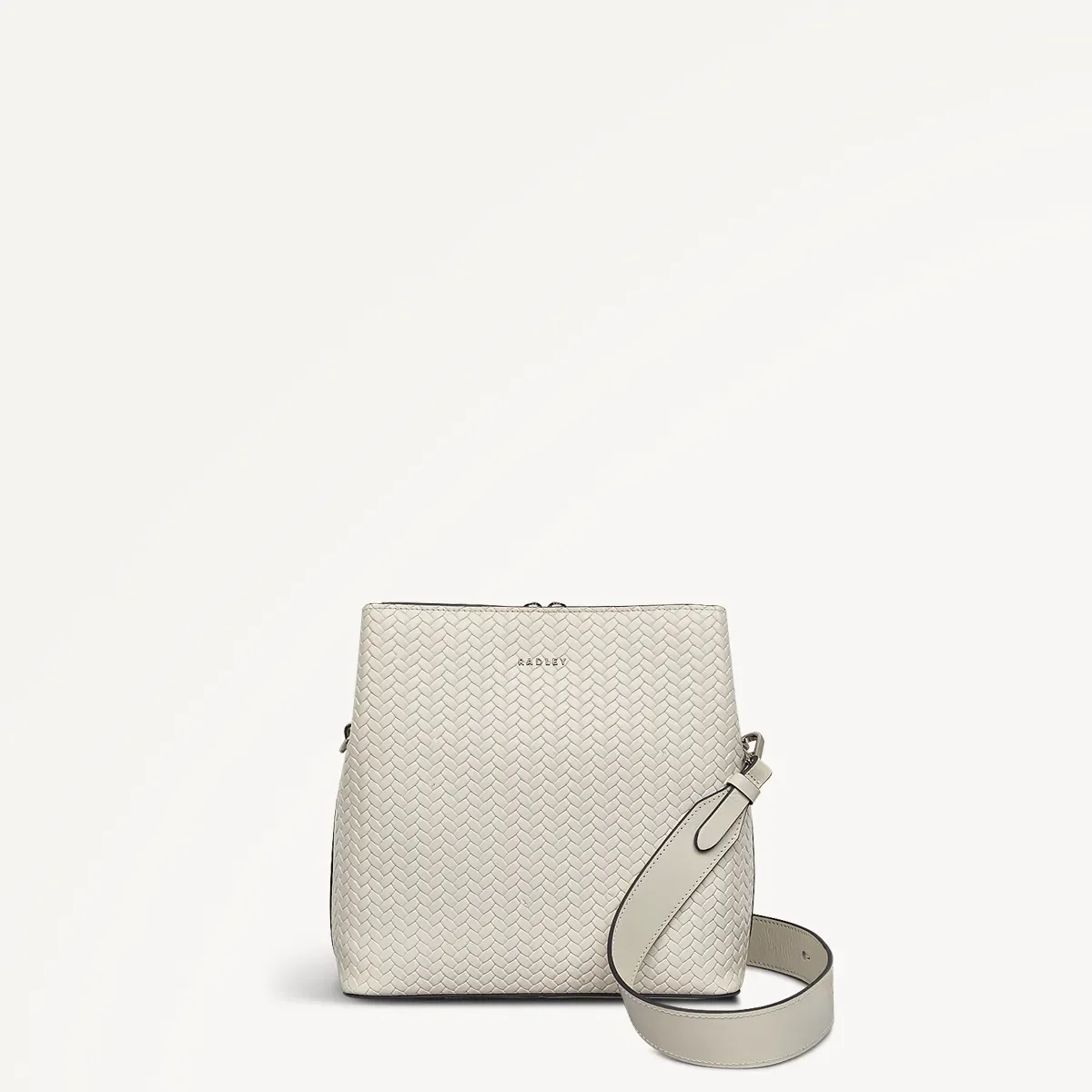 Radley Dukes Place Medium Compartment Cross Body | Weave Chalk