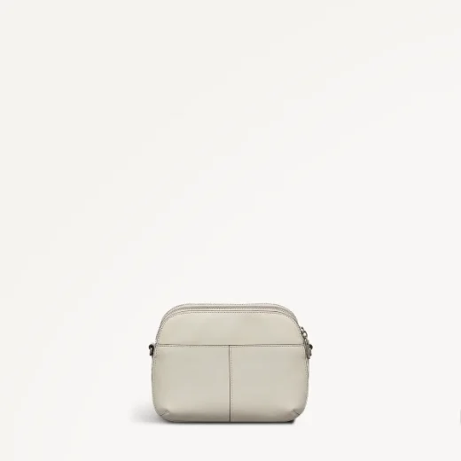 Radley Dukes Place Medium Zip-top Crossbody / Weave Chalk