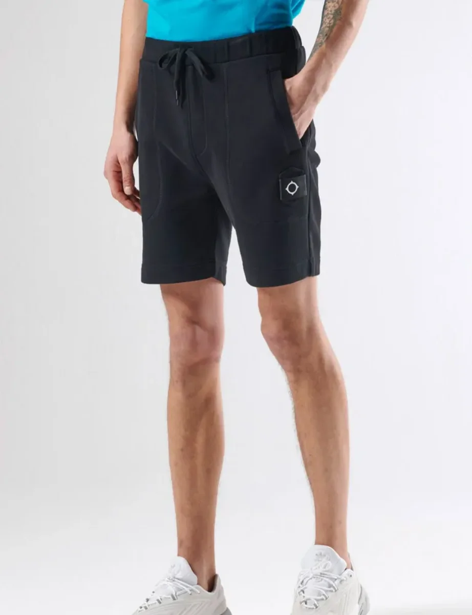 MA.STRUM Edge Pocket Sweat Short | Black
