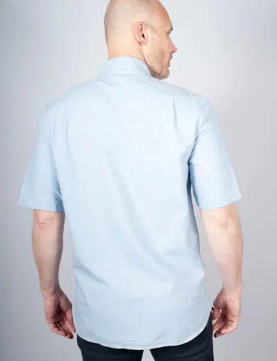 Fred Perry Short Sleeve Oxford Shirt | Light Smoke