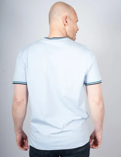 Fred Perry Twin Tipped T-shirt | Light Smoke 