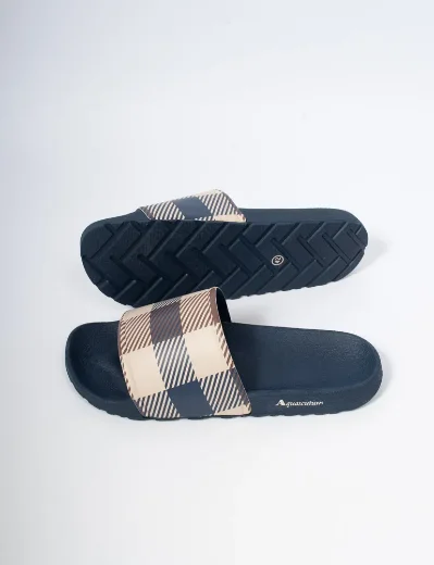 Aquascutum Active Macroiconic Slippers | Navy