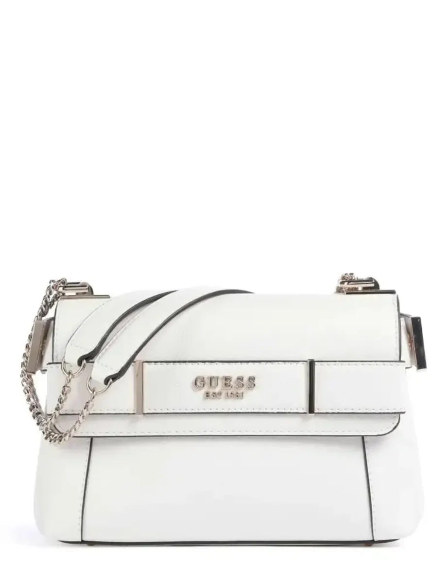 Guess Anadela Crossbody Shoulder Bag | White