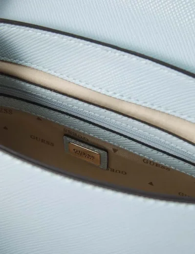 Guess Fedana Top Handle Flap Crossbody | Powder Blue