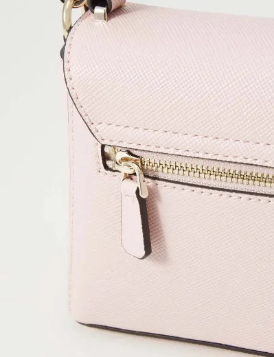 Guess Fedana Top Handle Flap Crossbody | Light rose pink