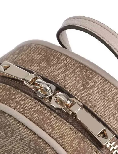 Guess Manhattan Large 4G Logo Backpack | Latte Logo