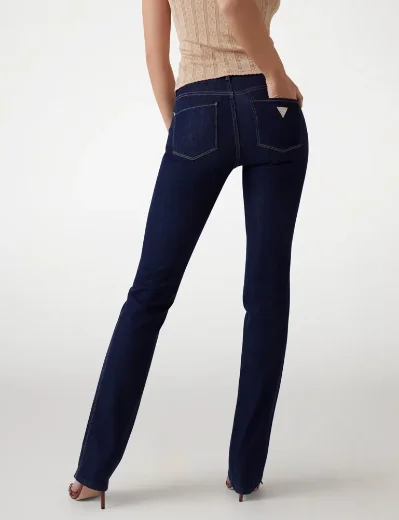 Guess Women's Sexy Straight Fit Stretch Jean | Dark Blue